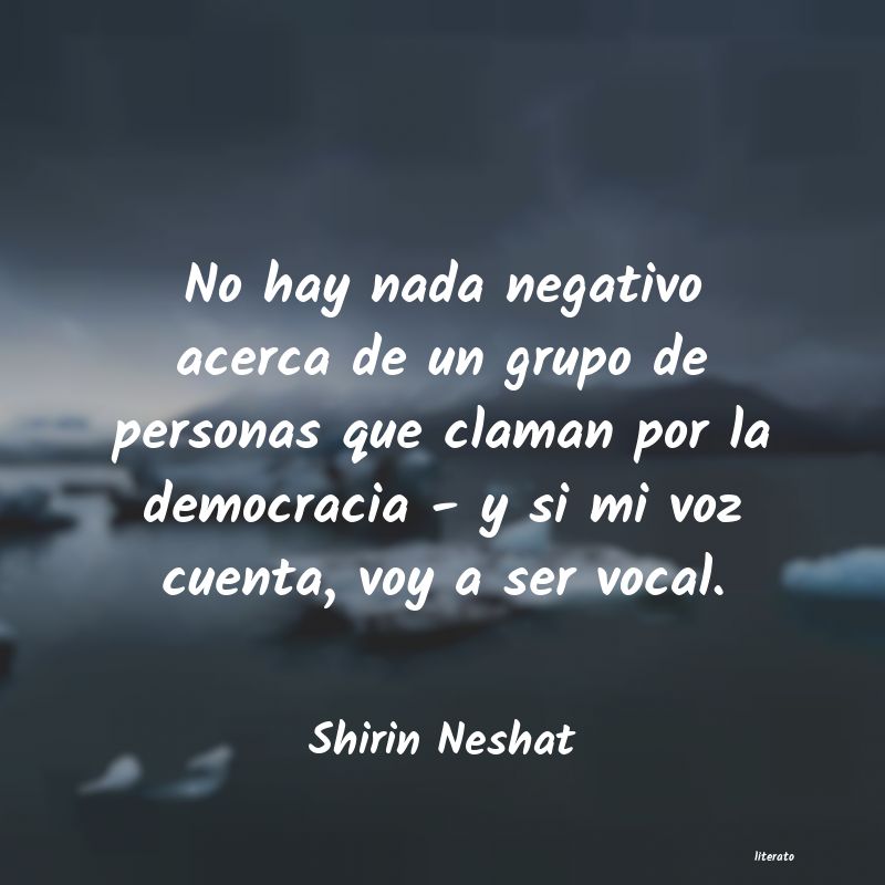 frases de Shirin Neshat