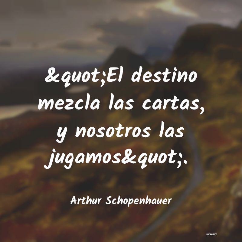 Frases de Arthur Schopenhauer