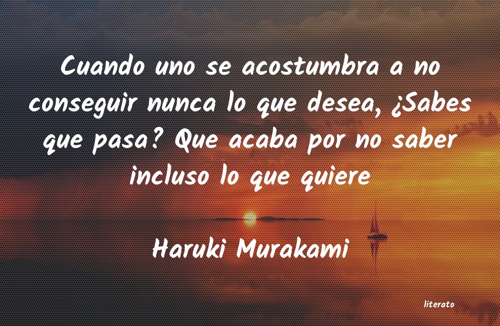 frases de Haruki Murakami