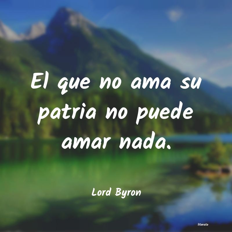 frases de Lord Byron