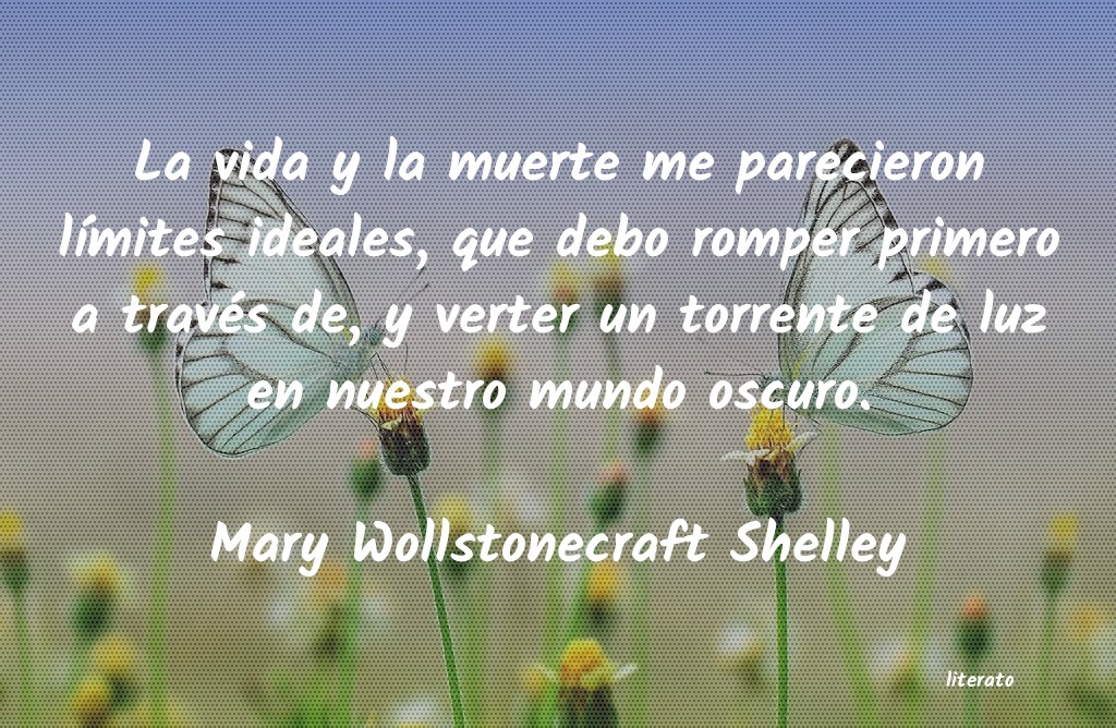 Frases de Mary Wollstonecraft Shelley