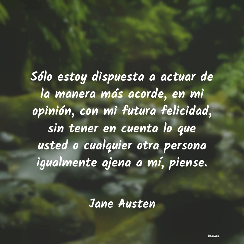 Frases de Jane Austen