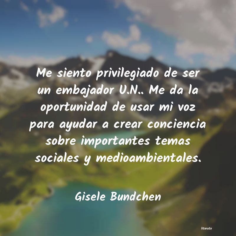 Frases de Gisele Bundchen