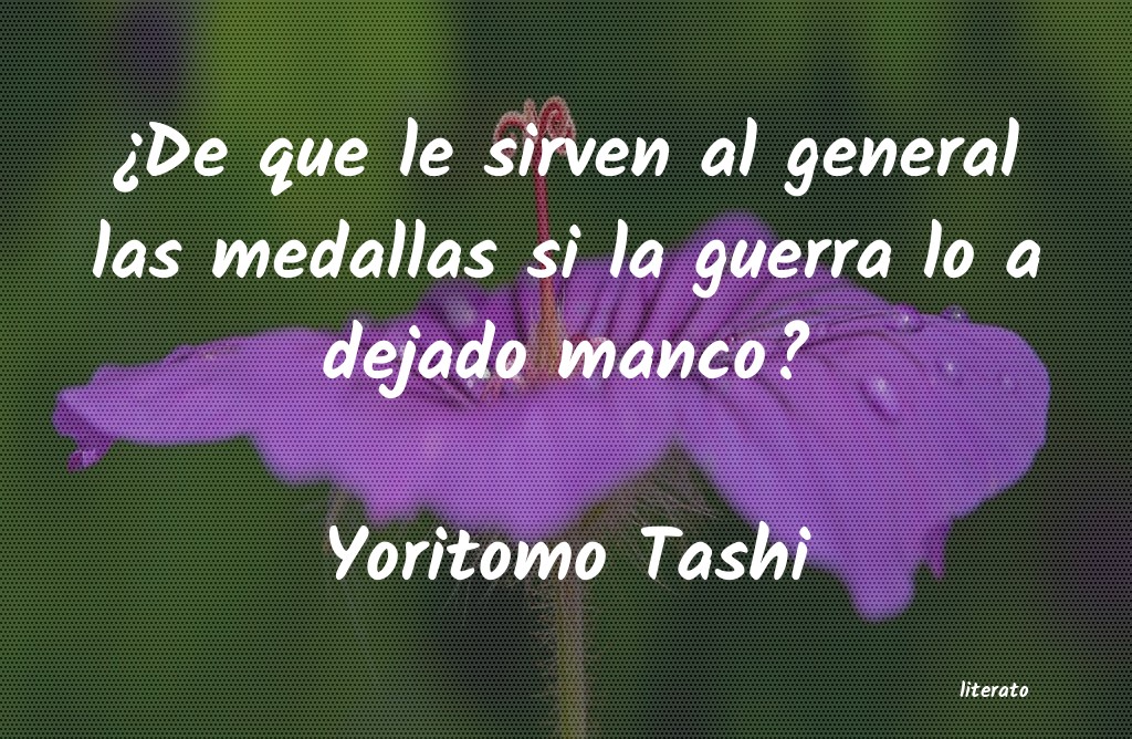 frases de Yoritomo Tashi