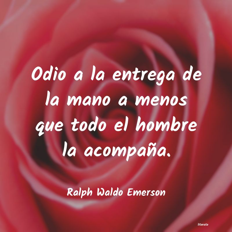 Frases de Ralph Waldo Emerson