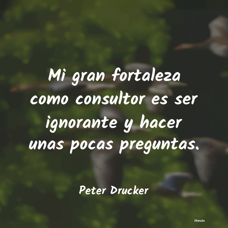 Frases de Peter Drucker