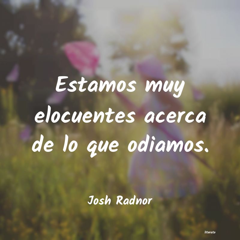 Frases de Josh Radnor