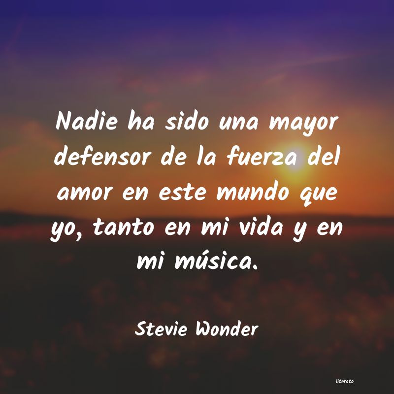 frases de Stevie Wonder