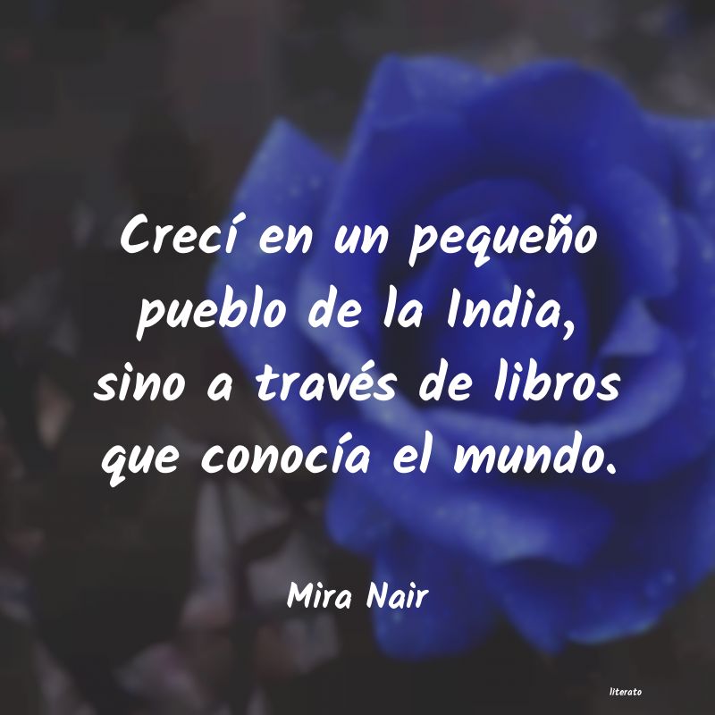 frases de Mira Nair