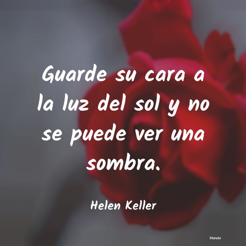 frases de Helen Keller