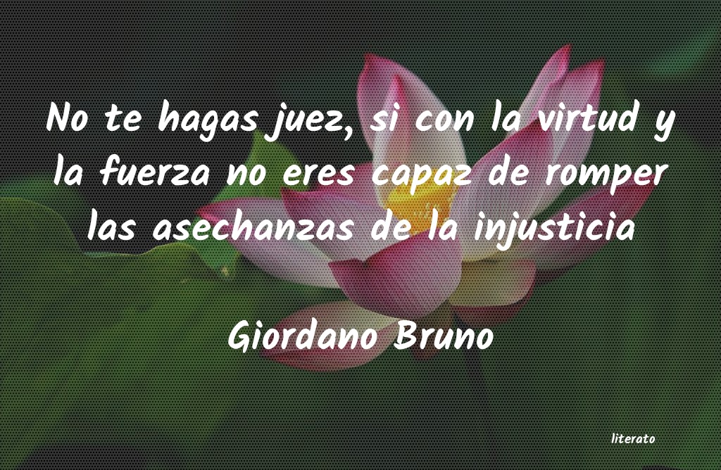 Frases de Giordano Bruno