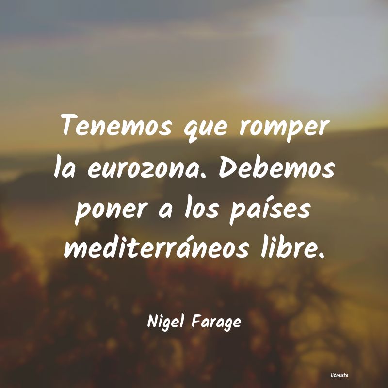 Frases de Nigel Farage