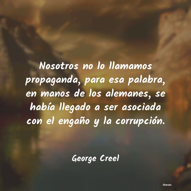 Frases de George Creel