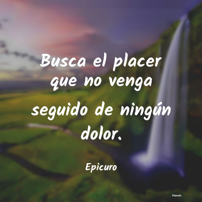 Frases de Epicuro