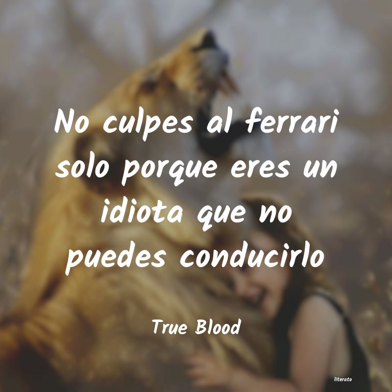 Frases de True Blood