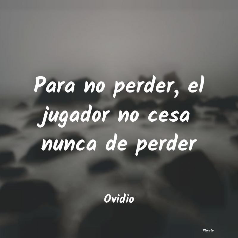 Frases de Ovidio