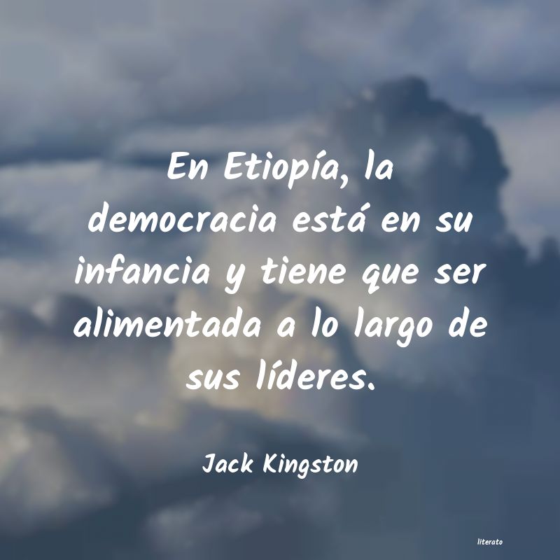 frases de Jack Kingston