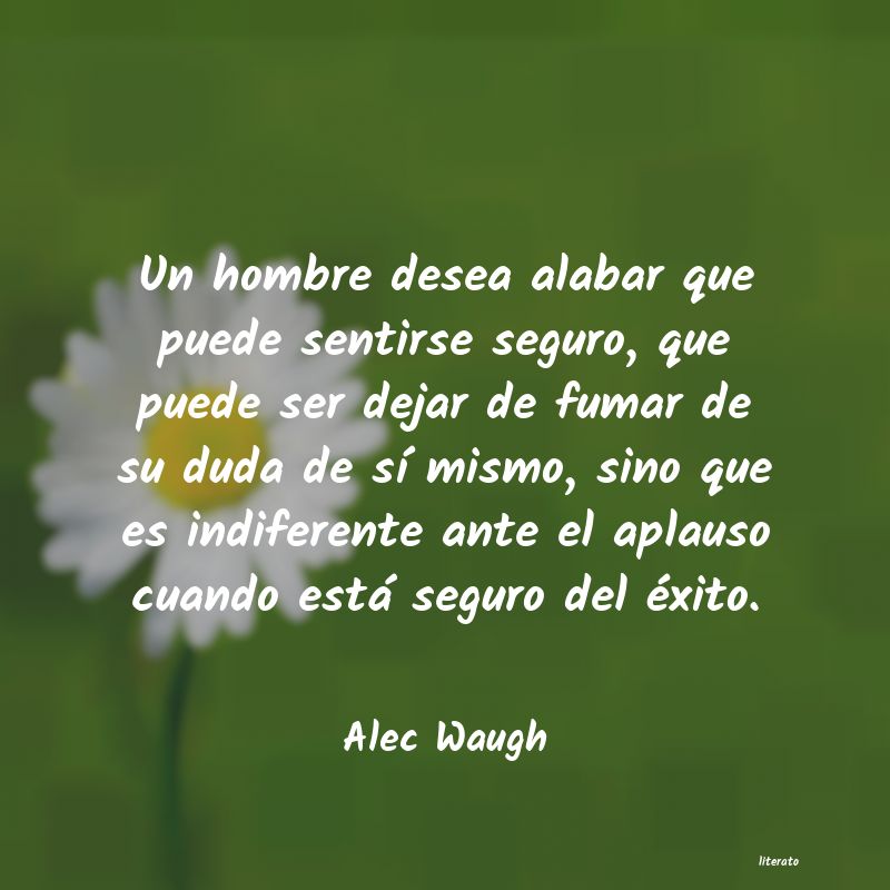 Frases de Alec Waugh