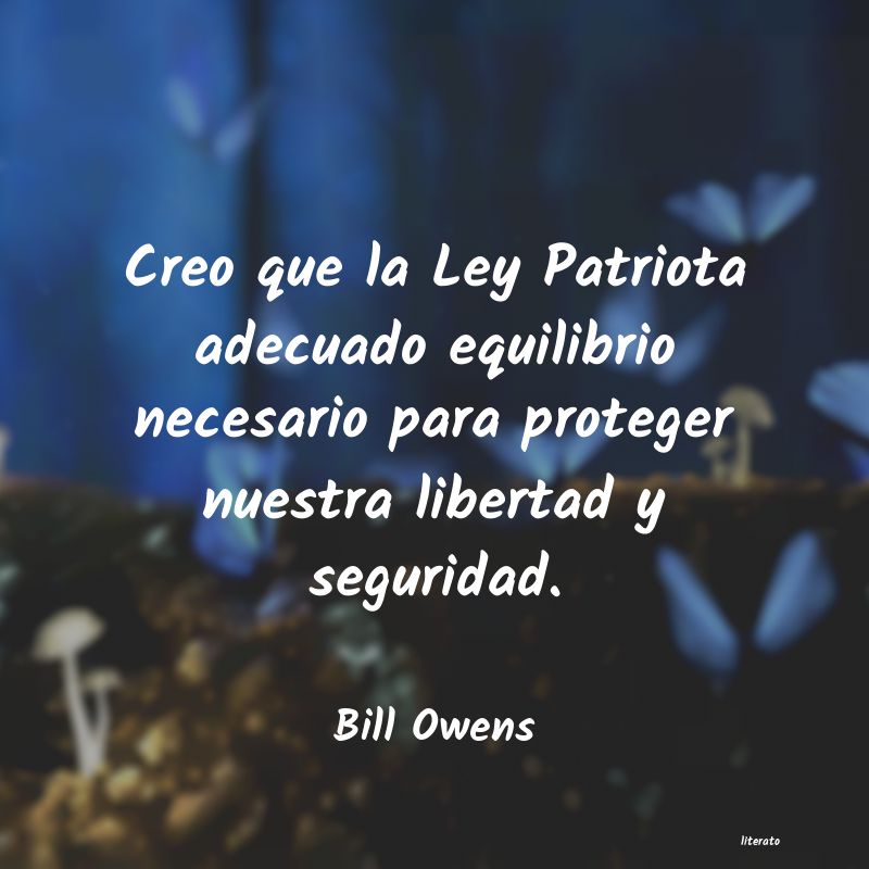 Frases de Bill Owens