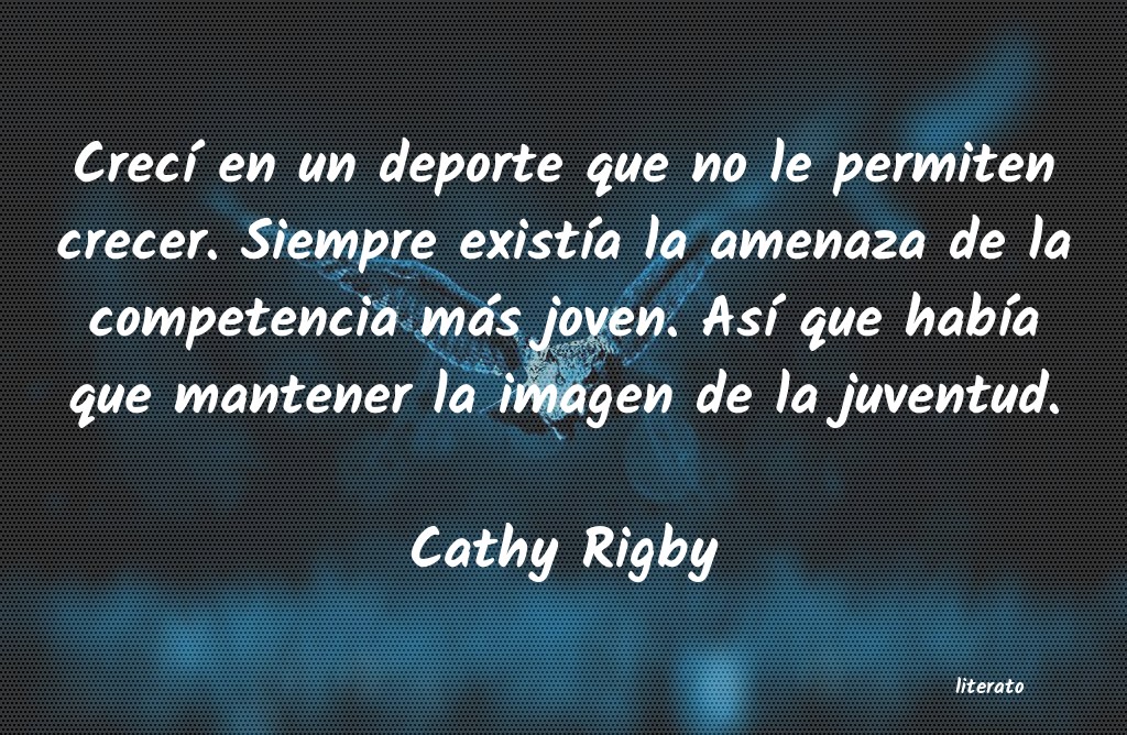 frases de Cathy Rigby
