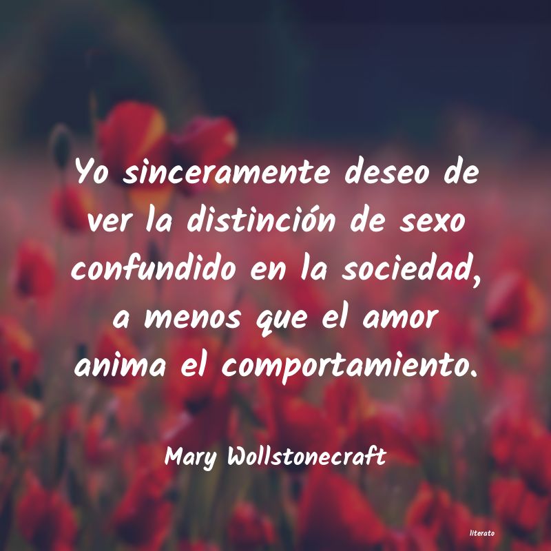 frases de Mary Wollstonecraft