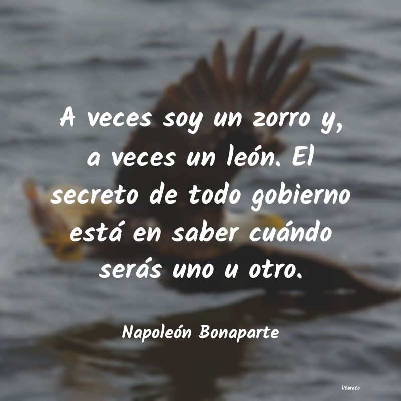 frases de Napoleón Bonaparte