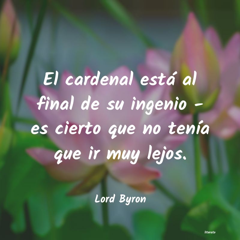 Frases de Lord Byron