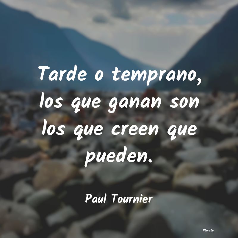 Frases de Paul Tournier