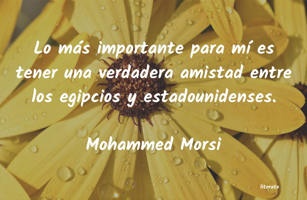 Frases de Mohammed Morsi