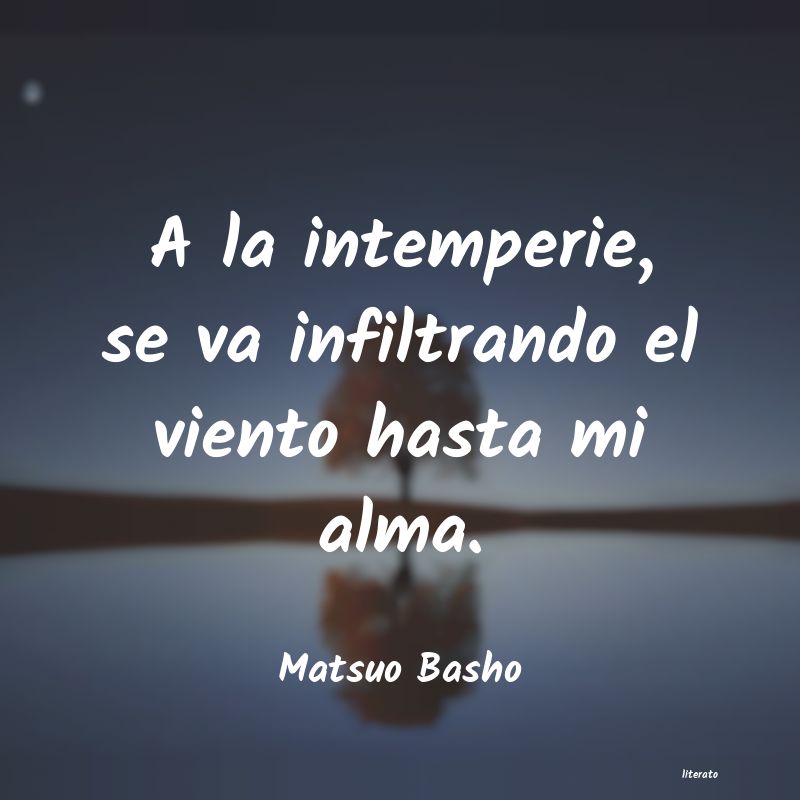 Frases de Matsuo Basho