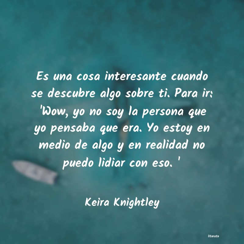 frases de Keira Knightley