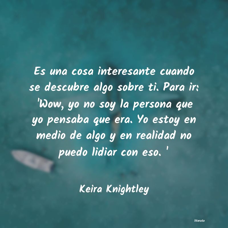 Frases de Keira Knightley