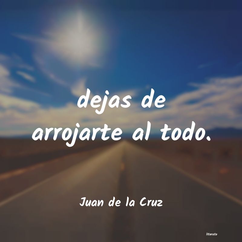 frases de Juan de la Cruz