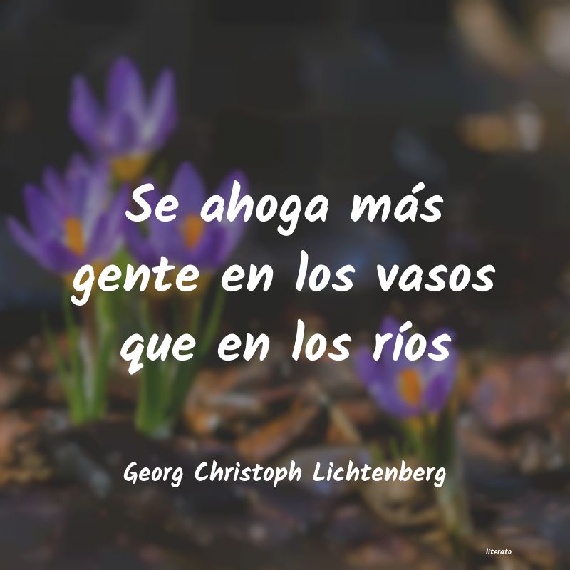 Frases de Georg Christoph Lichtenberg