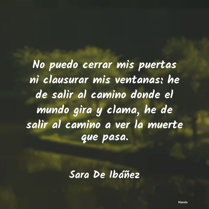 Frases de Sara De Ibáñez