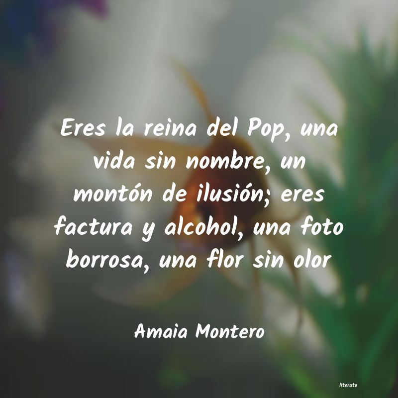 Frases de Amaia Montero