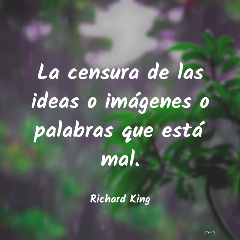 Frases de Richard King