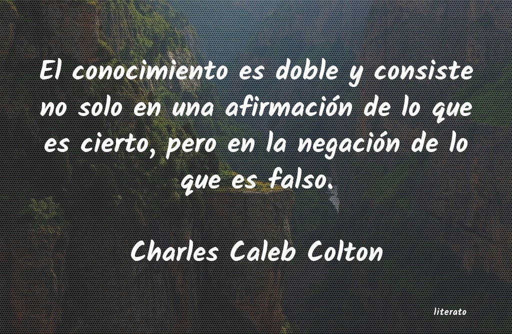 frases de Charles Caleb Colton