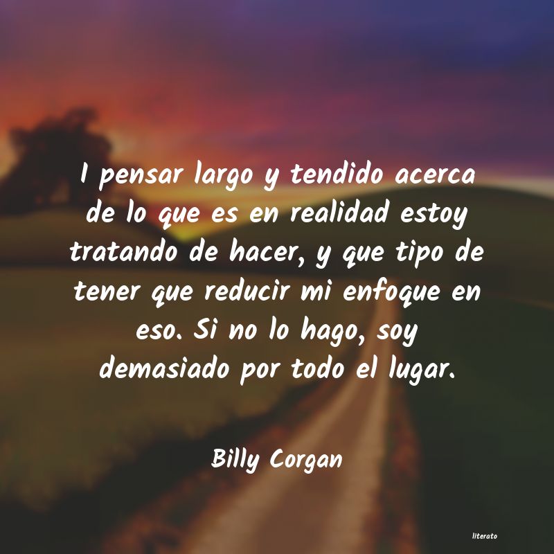 Frases de Billy Corgan