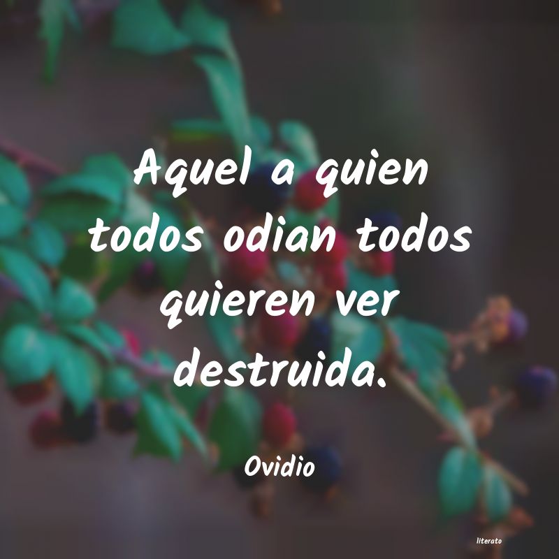 frases de Ovidio