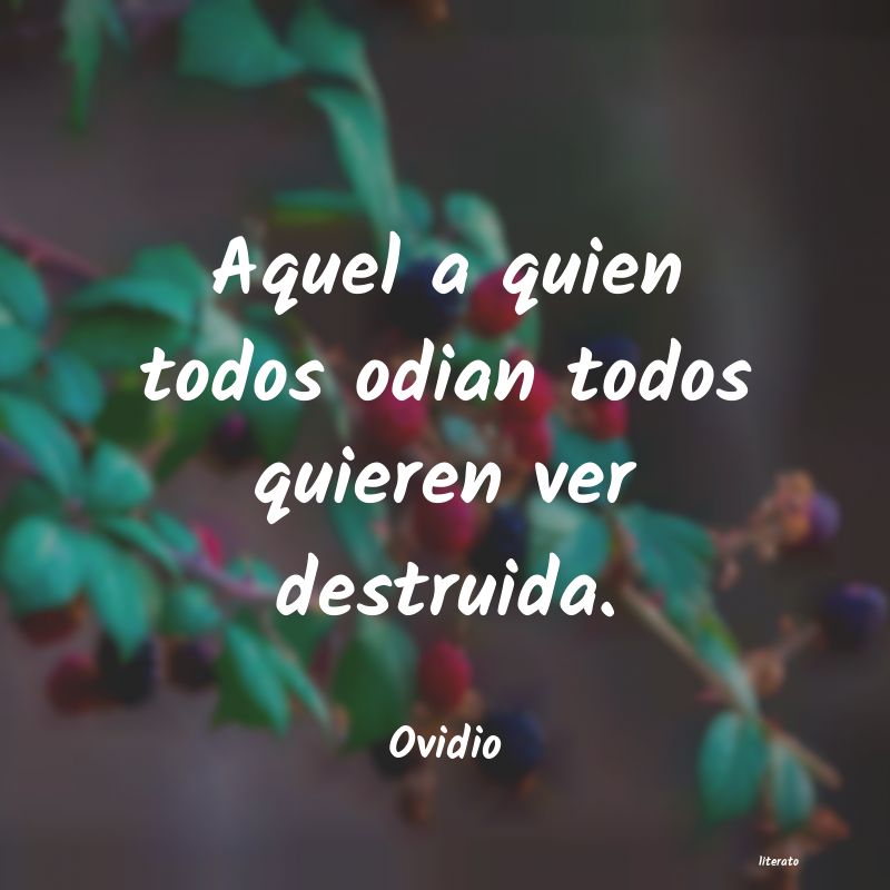 Frases de Ovidio