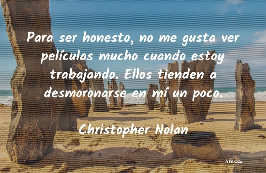 Frases de Christopher Nolan