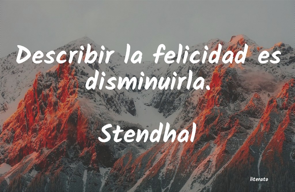 Frases de Stendhal