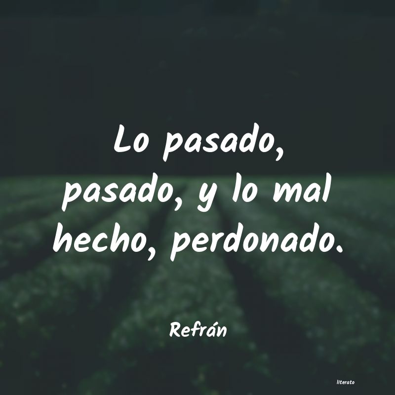 Frases de Refrán