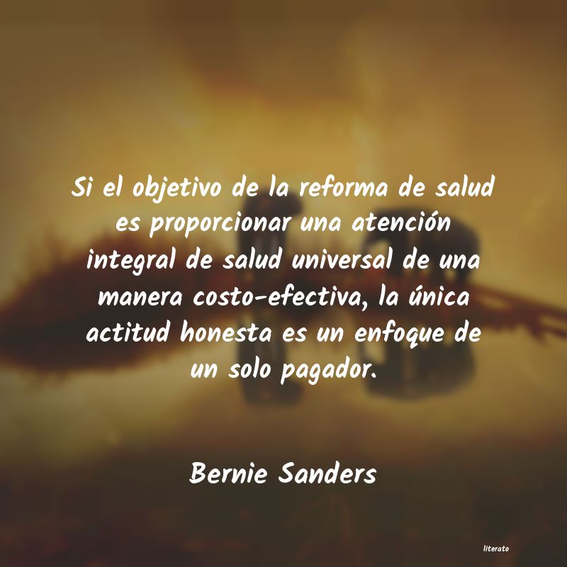 Frases de Bernie Sanders