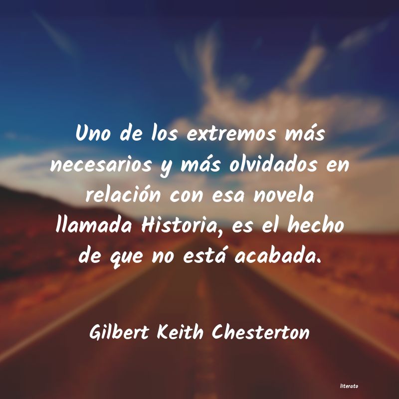 Frases de Gilbert Keith Chesterton