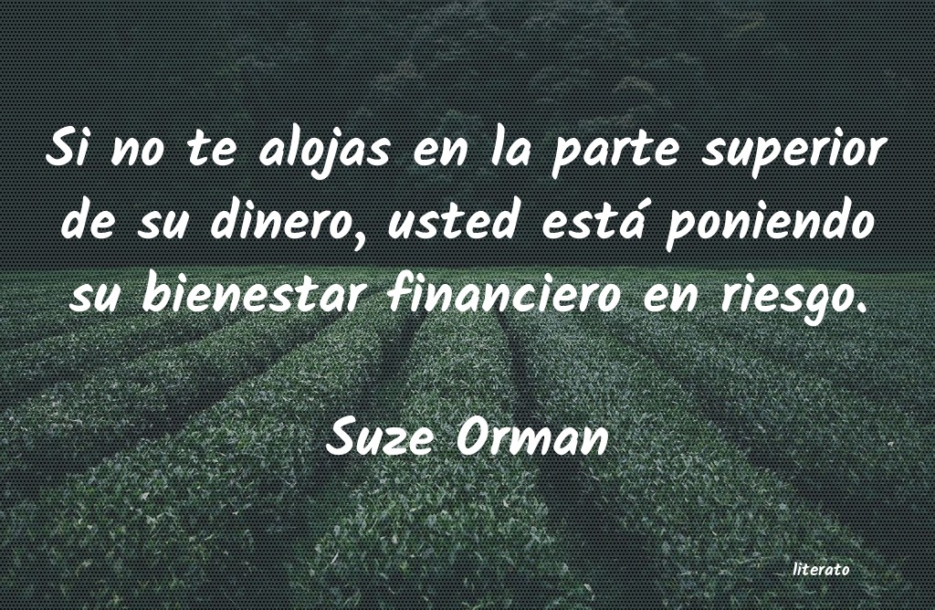 frases de Suze Orman