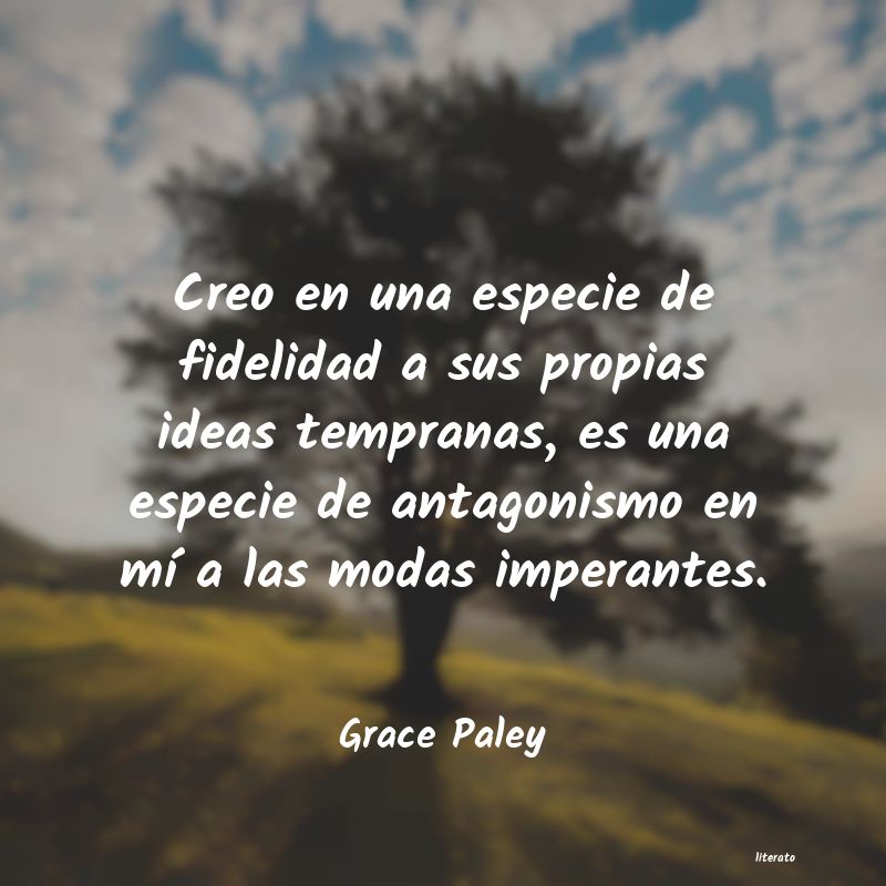 frases de Grace Paley