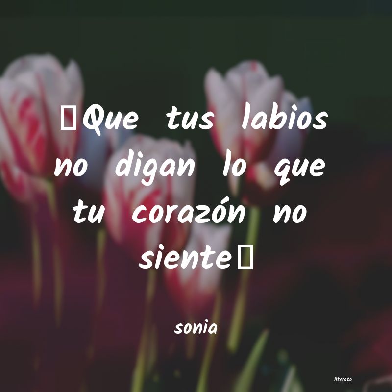 frases de sonia