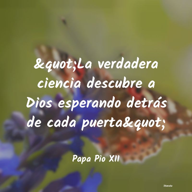 frases de Papa Pio XII